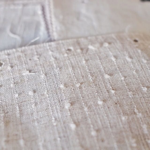 Textura de linho com pontos